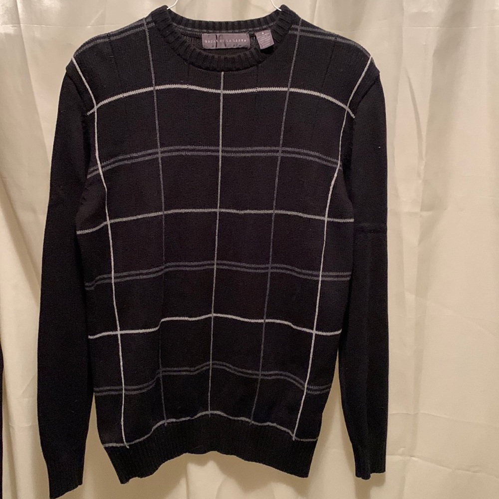 Oscar De La Renta black long sleeve sweater